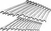 SK Combination Wrench Set: 23 Pc, 8 to 32 mm Wrench, Metric Chrome-Plated 86225 - 69247609