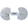 Insize Radius Gage (Low Accuracy), 17/64" - 1/2" Range - 4801-16E