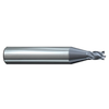 T&O 4 Flute X-MAX AlCrN Coated Solid Carbide Square End Mill, 3/8" Size, 3/8" Shank Dia., 1/2" Length of Cut, 0.06" Corner Radius, 2" Overall Length