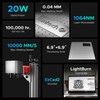 OMTech MOPA 20W Split Fiber Laser Engraver - FMM-J2W2-US