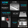 OMTech MOPA 60W Split Fiber Laser Engraver - FMM-J6W2-U2