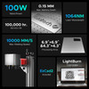 OMTech MOPA 100W Split Fiber Laser Engraver - FMM-JHW2-U2