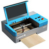 OMTech K40+ 45W Desktop CO2 Laser Engraver with 8 x 12 Working Area and Detachable Honeycomb Workbed - USB-0302-U4