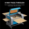 OMTech Maker AF2028-80 90W CO2 Laser Cutter and Engraver with 20 x 28 Working Area and Autofocus - USB-5701-U3