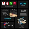 OMTech Maker AF2028-80 90W CO2 Laser Cutter and Engraver with 20 x 28 Working Area and Autofocus - USB-5701-U3