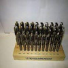 Precise 32 Piece High Speed Steel Drill Set, 1/2" Straight Shank, Range 33/64" - 1" by 64ths HSS - 303S32