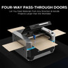 OMTech Pro 3655 130W CO2 Laser Cutting and Engraving Machine, 35.4 x 55.1 Working Area - USB-3655-U2