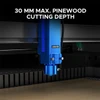 OMTech Pro 3655 130W CO2 Laser Cutting and Engraving Machine, 35.4 x 55.1 Working Area - USB-3655-U2