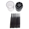 Precise 8 Piece Drive Pin Punch Set with Stand - 8606-4109