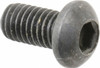 Holo-Krome M6x1.00 12mm Length Under Head Hex Socket Drive Button Socket Cap Screw Fully Threaded, 4G, Grade 12.9 Alloy Steel, Black Oxide Finish, Metric 86029 - 67125443