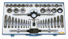 Precise Tap & Die Set, 45 Pcs. Tungsten Alloy Steel, 1/4" thru 1", 1-1/2" & 2" Die Diameter - 404-700