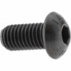 Value Collection M10x1.50 20mm Length Under Head Hex Socket Drive Button Socket Cap Screw Fully Threaded, Grade 10.9 Alloy Steel, Black Oxide Finish, Metric 41946 - 53522678