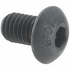 Value Collection M5x0.80 8mm Length Under Head Hex Socket Drive Button Socket Cap Screw Fully Threaded, Grade 10.9 Alloy Steel, Black Oxide Finish, Metric -41914-1 - 53522835
