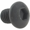 Value Collection M8x1.25 10mm Length Under Head Hex Socket Drive Button Socket Cap Screw Fully Threaded, Grade 10.9 Alloy Steel, Black Oxide Finish, Metric 41935 - 53522744