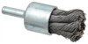 Anderson Wire Brush #10921, Knotted Wire, Hollow End, 3/4" Wheel Dia., 0.014" Wire Dia. - 96-355-3