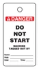 Rockford Tagout, "Do Not Start" - KYM-192