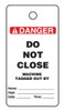 Rockford Tagout, "Do Not Close" - KYM-195