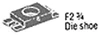 Roper Whitney F 2-3/4" Die Shoe - 139404030