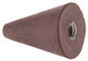 Rubberized Abrasive Point, Max. 20,000 RPM, Fine Grade, Code 125-T, Taper, 7/8" Diameter, 1-1/4" Length - 88-447-8