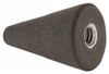 Rubberized Abrasive Point, Max. 20,000 RPM, Medium Grade, Code 125-T, Taper, 7/8" Diameter, 1-1/4" Length - 88-247-2