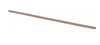 Rubberized Abrasive Round Pencil P-03, Fine Red, 6" Length, 1/8" dia. - 88-400-7