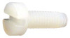 Made in USA Machine Screw: Cheese Head, Slotted Nylon, Grade 6/6, Metric CHS-M3.5-5MM-N - 05173133