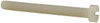 Made in USA Machine Screw: Cheese Head, Slotted Nylon, Grade 6/6, Metric CHS-M6-60MM-N - 05173547