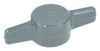 Press Fit Thumb Screw Knobs, Gray Tee Knobs 1000 Piece Set, #10 Screw Size, 1" Head Dia - 99-087-9