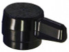 Press Fit Thumb Screw Knobs, Black "L" Knobs 1000 Piece Set, #10 Screw Size, 9/16" Head Dia - 99-091-1