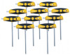 Wiha Soft Grip Ballend Hex Dual Drive T-Handle 10 Pc. Set, 3/32" to 3/8" - 54097