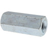 Made in USA M8x1.25 Metric Coarse, 1-1/2" OAL Steel Standard Coupling Nut Zinc-Plated Finish, 5/8" Width Across Flats 204716 - 64827041