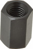 TE-CO M10x1.50 Metric Coarse, 24mm OAL Steel Standard Coupling Nut Black Oxide Coated, 16mm Width Across Flats 61503 - 06948855