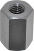 TE-CO M12x1.75 Metric Coarse, 32mm OAL Steel Standard Coupling Nut Black Oxide Coated, 22mm Width Across Flats 61504 - 06948863