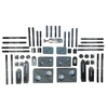 TE-CO 52 Piece Deluxe Heavy Duty 1-1/2" Wide Blocks Clamping Sets