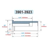 Precise 3/4 O.D. X 3/16" I.D. Hydraulic Chuck Reduction Sleeve - 3901-3923