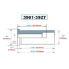 Precise 3/4 O.D. X 5/16" I.D. Hydraulic Chuck Reduction Sleeve - 3901-3927