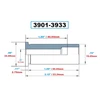 Precise 3/4 O.D. X 1/2" I.D. Hydraulic Chuck Reduction Sleeve - 3901-3933