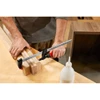 BESSEY Light Duty Malleable Cast Iron Bar Clamp with 2K Handle, 12 in Clamping Capacity, 4 in Throat Depth - TG4.012+2K