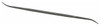 Grobet Swiss Pattern File, Die Sinkers Riffler #31.972, Cut 0, Style 1 - 80-840-2