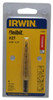 IRWIN Unibit Self-Starting Step Drill #15102ZR, TiN Coated, 6 Hole Sizes, 3/16 to 1/2" Hole Dia. - 54-330-6