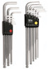 Wiha Ball End Hex L-Key Chrome Inch/Metric 22 Piece Set - 66993