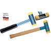 Wiha Dead Blow Hammer with Polyurethane Press Fit Tips, Steel Body w/ Cushion Grips, 1.2" Face dia. - 80230
