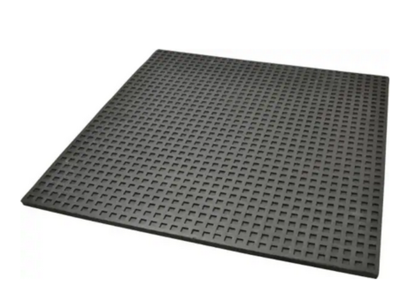 Mason Nitrile Vibration Isolation Pad NI18X18X5/16BLK, Size 18 x 18 Max load (PSI) 50