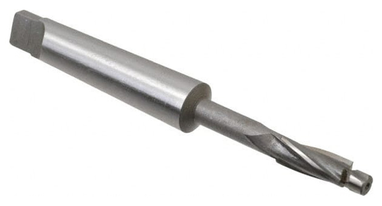 Interstate HSS 3Flute Solid Pilot Counterbore, Screw Size 1/4", Shank