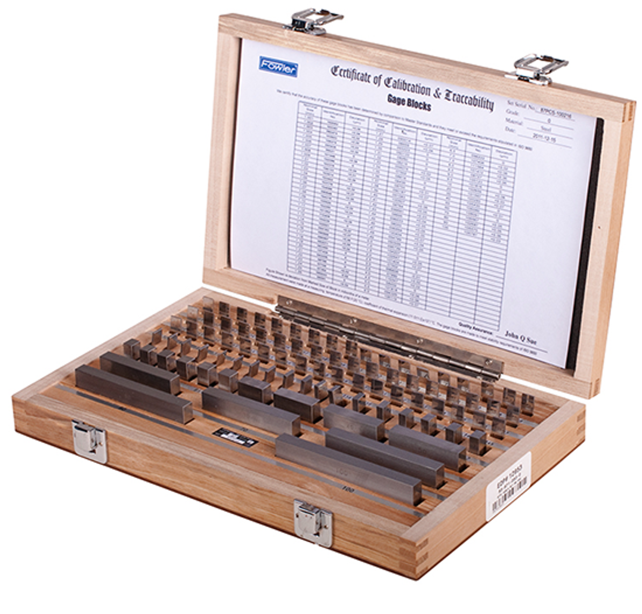 Fowler Metric Series 87 Piece Rectangular Gage Block Set 53671053