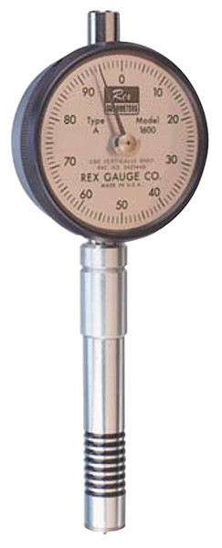 Portable Durometer Model 1600, Standard Dial, Type A Scale - 59-415-0 ...