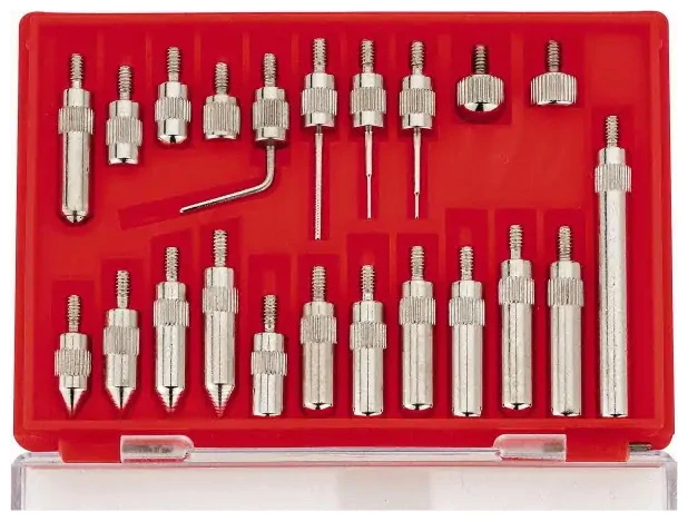 SPI Drop Indicator Point Kit, Steel, 22 Pieces, #4-48 Inch Thread - 50 ...