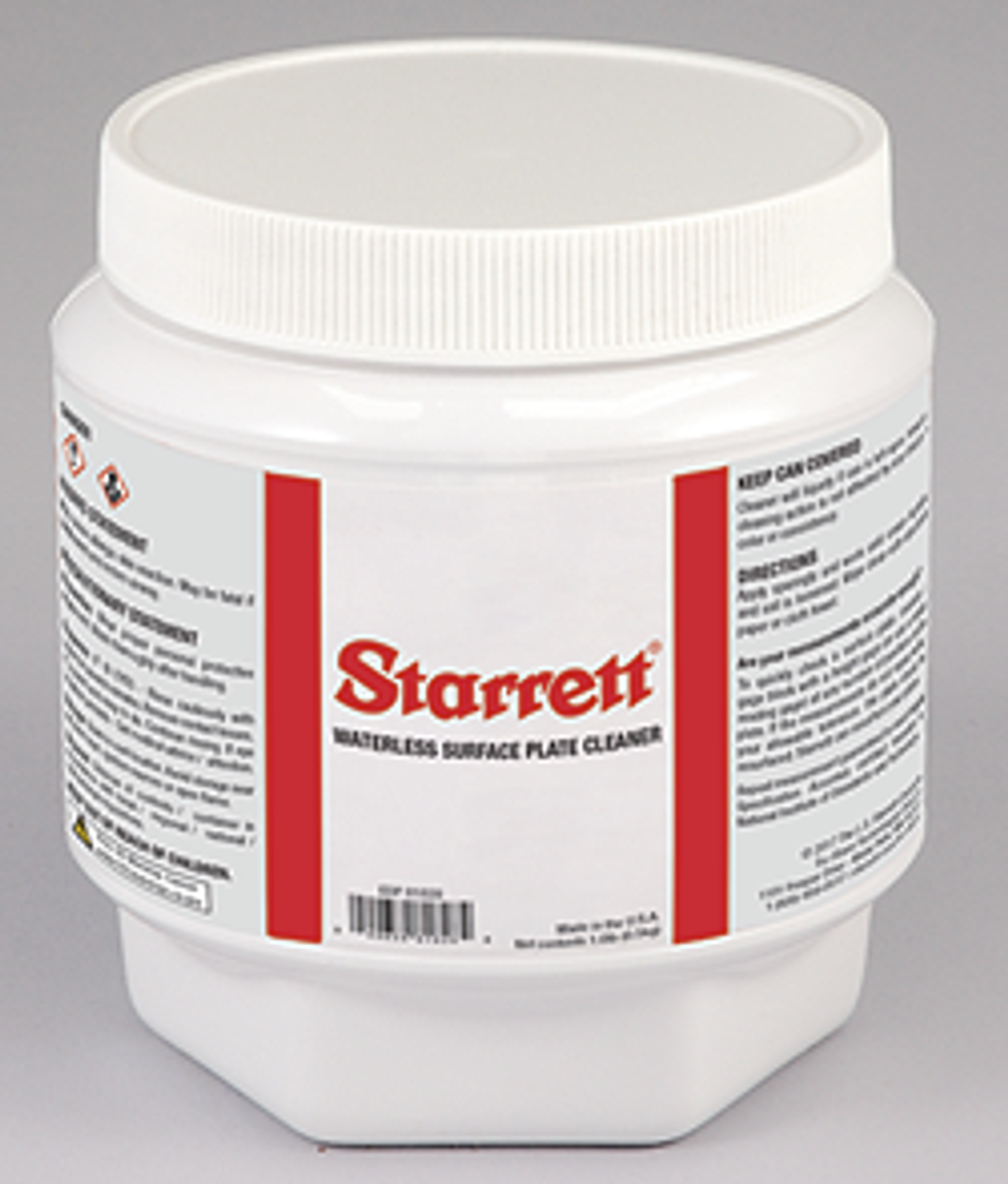Starrett Waterless Surface Plate Cleaner, 1lb. Jar Case of 12 81828