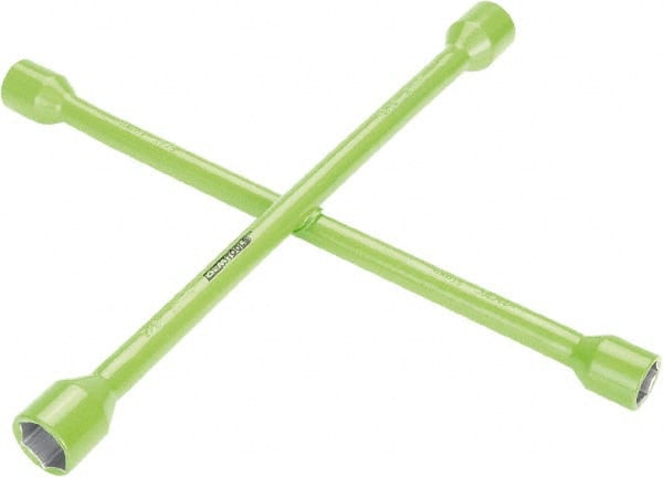 OEM Tools 14" Long Cross Shaped Lug Nut Wrench Tire Iron Standard, 11/