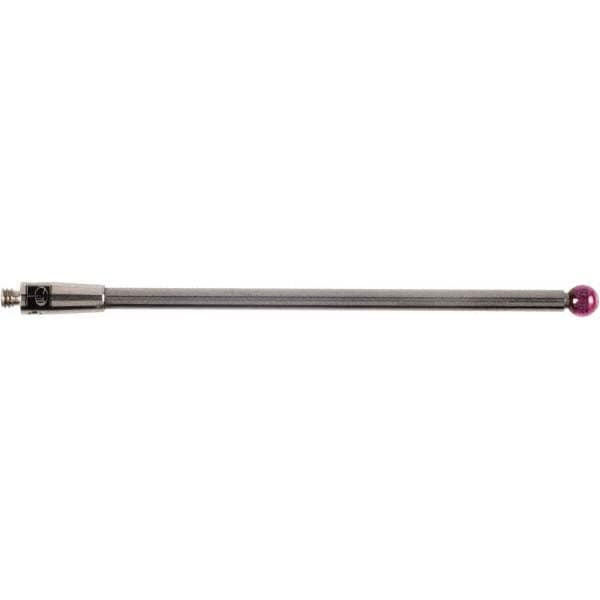 Renishaw CMM Ball Stylus: 3 mm Ball Dia, 50 mm OAL, M2 Ruby Point ...